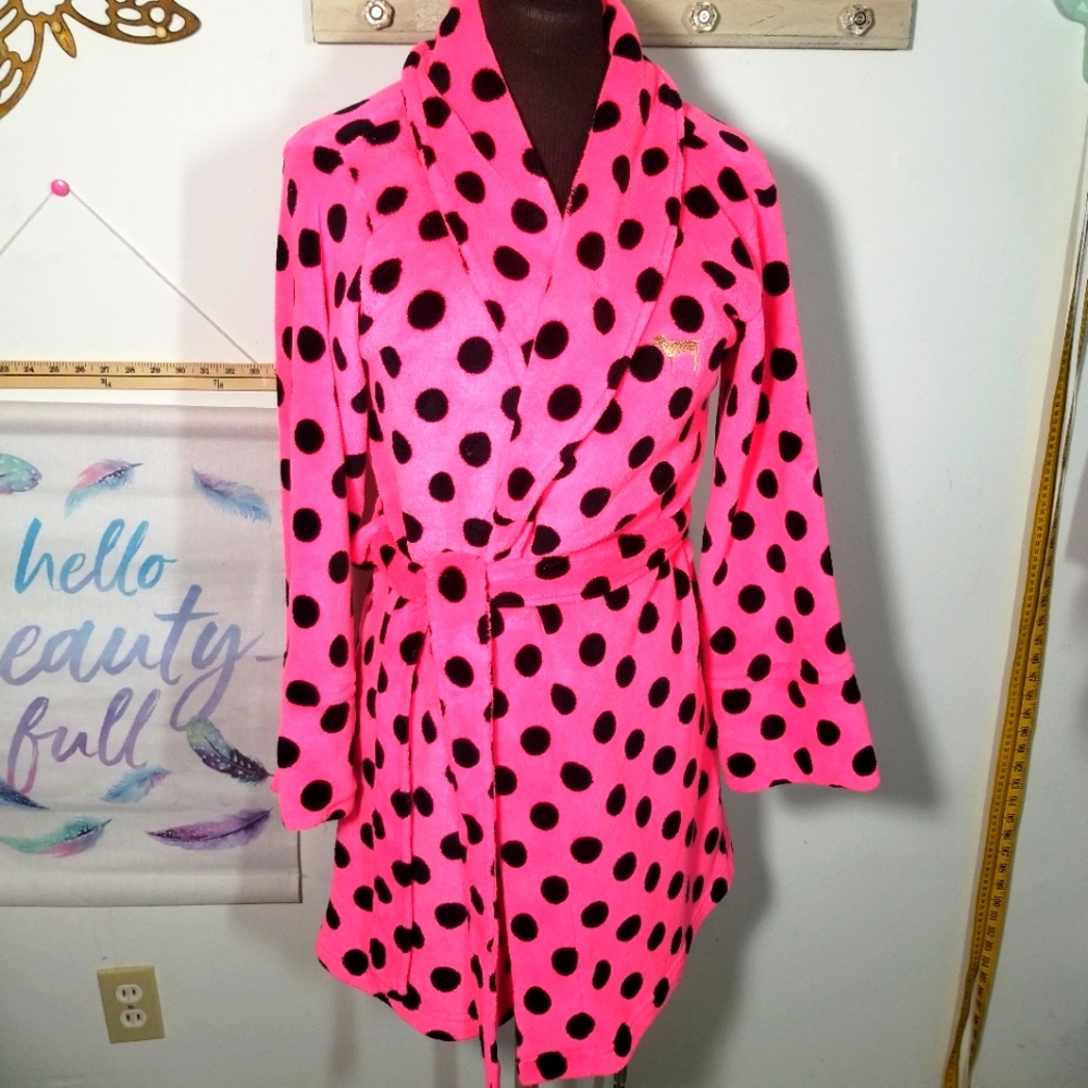 Pink Victoria's Secret Bathrobe Robe size XS Extra Small